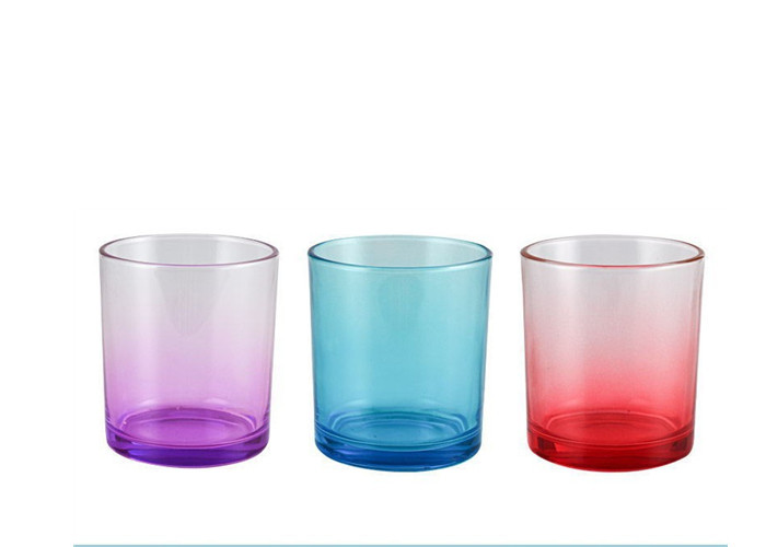 Glass Jar Custom Exclusive Customizable Luxury Frosted Matte Blue Purple Empty for Candle Making Candle Container With Lids