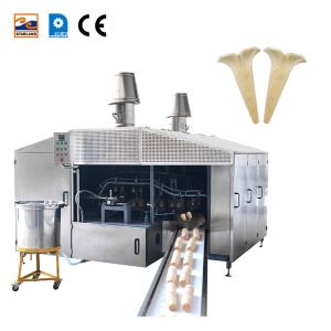 China 0.75kw PLC Wafer Cone Production Line For Wafer Biscuit Production Snack Machine factory