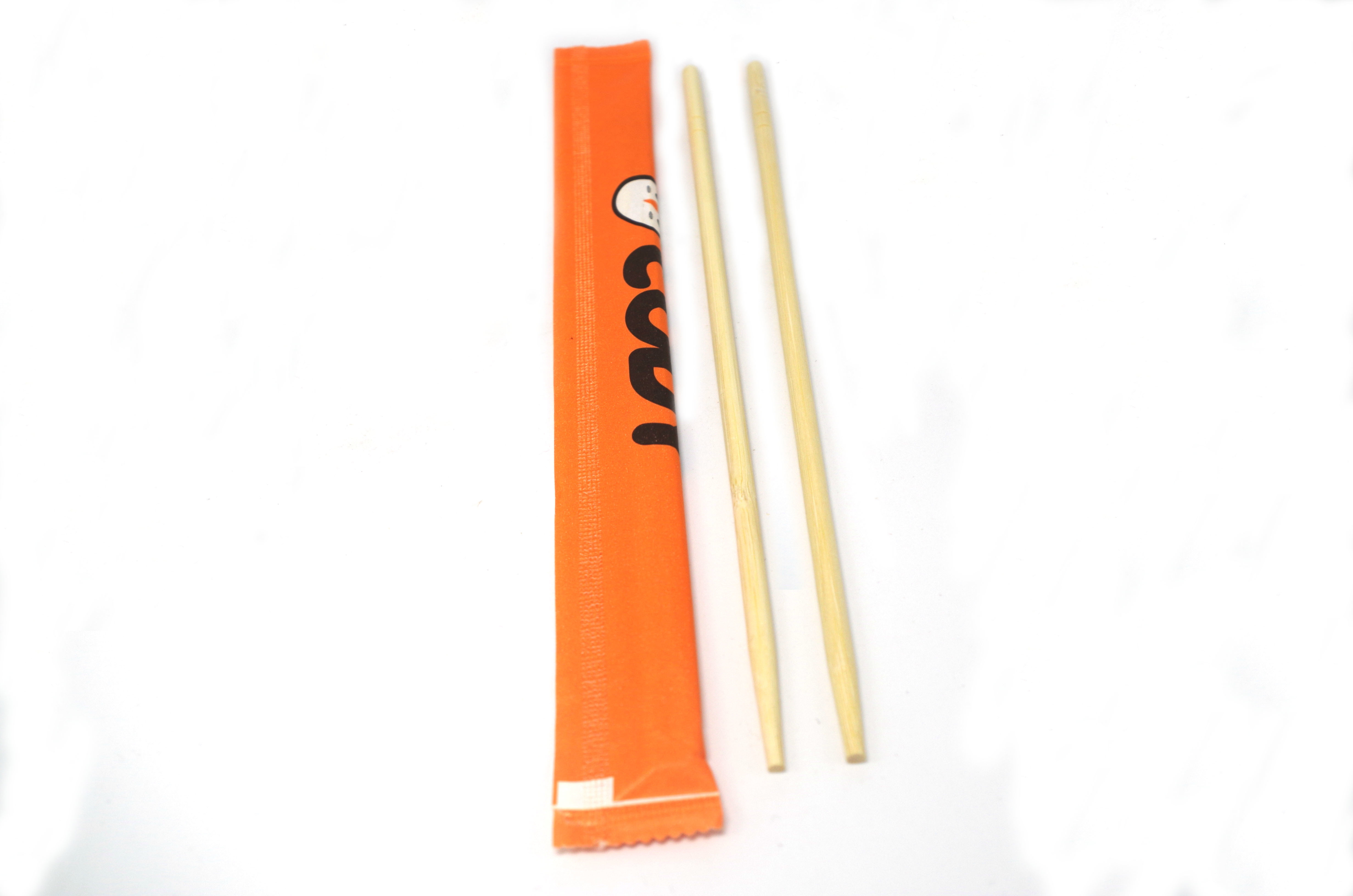 Customized Package Round Sushi Bamboo Chopsticks Disposable Utensils
