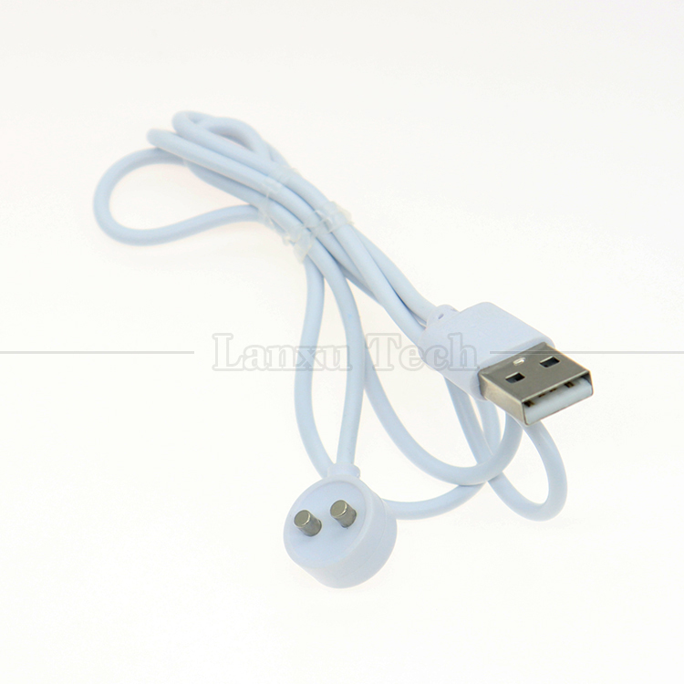 2 PIN USB Magnetic Electric Toothbrush Beauty Instrumennt Adult Sex Toys Vibrator Charger Cable