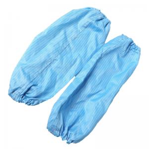 China 0.5cm Stripe Blue Esd Antistatic Sleeve For Cleanroom Lint Free on sale