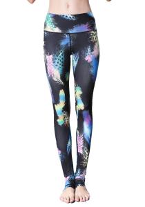 China CPG Global Women's Seamless Gym Fitness Leather Black Sport Pants Yoga Leggings HK22 factory