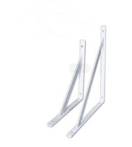 China 90 Degree Iron Single Side Wall Shelf Brackets Triangle Shaped Wear Resistance factory