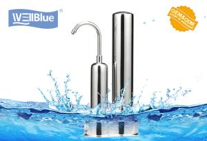 China Alkalince Ceramic Countertop Water Filter Purifier Faucet Mounted Two Stage factory