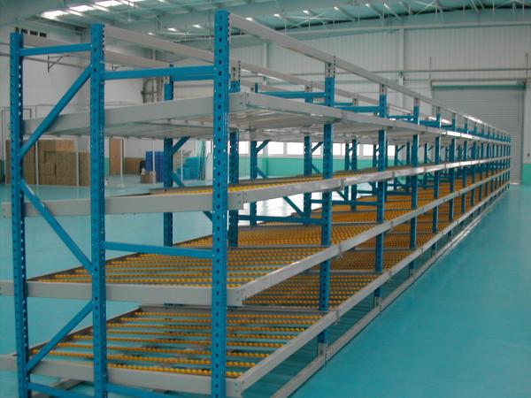 Pre Galvanized Carton Flow Rack Adjustable Roller System 100-1000Kgs Weight