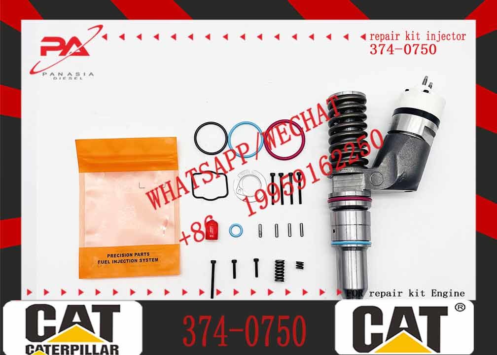 Original 127-8213 374-0750 3740750 2530615 253-0616 CAT C15 Fuel Injector Nozzle Assy For Caterpillar Excavator Engine