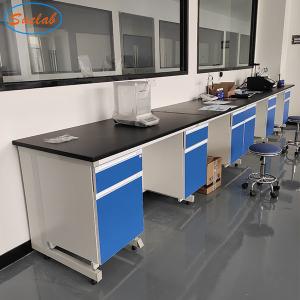 China Hospital Waterproof Chemistry Lab Workbench Anti Corrosion Durable factory