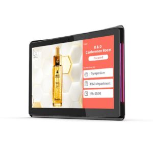 China 10.1-Inch NFC POE Wall Mounted Meeting Room Android Tablet with LED Light Bar on sale