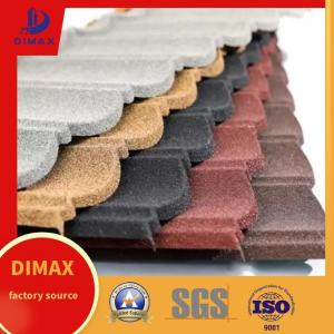 China 0.35mm,0.4mm,0.5mm Bond Stone Coated Roofing Sheet Lightweight Wall Construction factory