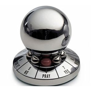 Customized and Creative Zinc Alloy Silver Color Metal Die Casting Lucky Decision