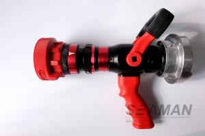 China Automatic 4 Position High Pressure Fire Hose Nozzles Fire Pistol Adjustable Flow Rate factory