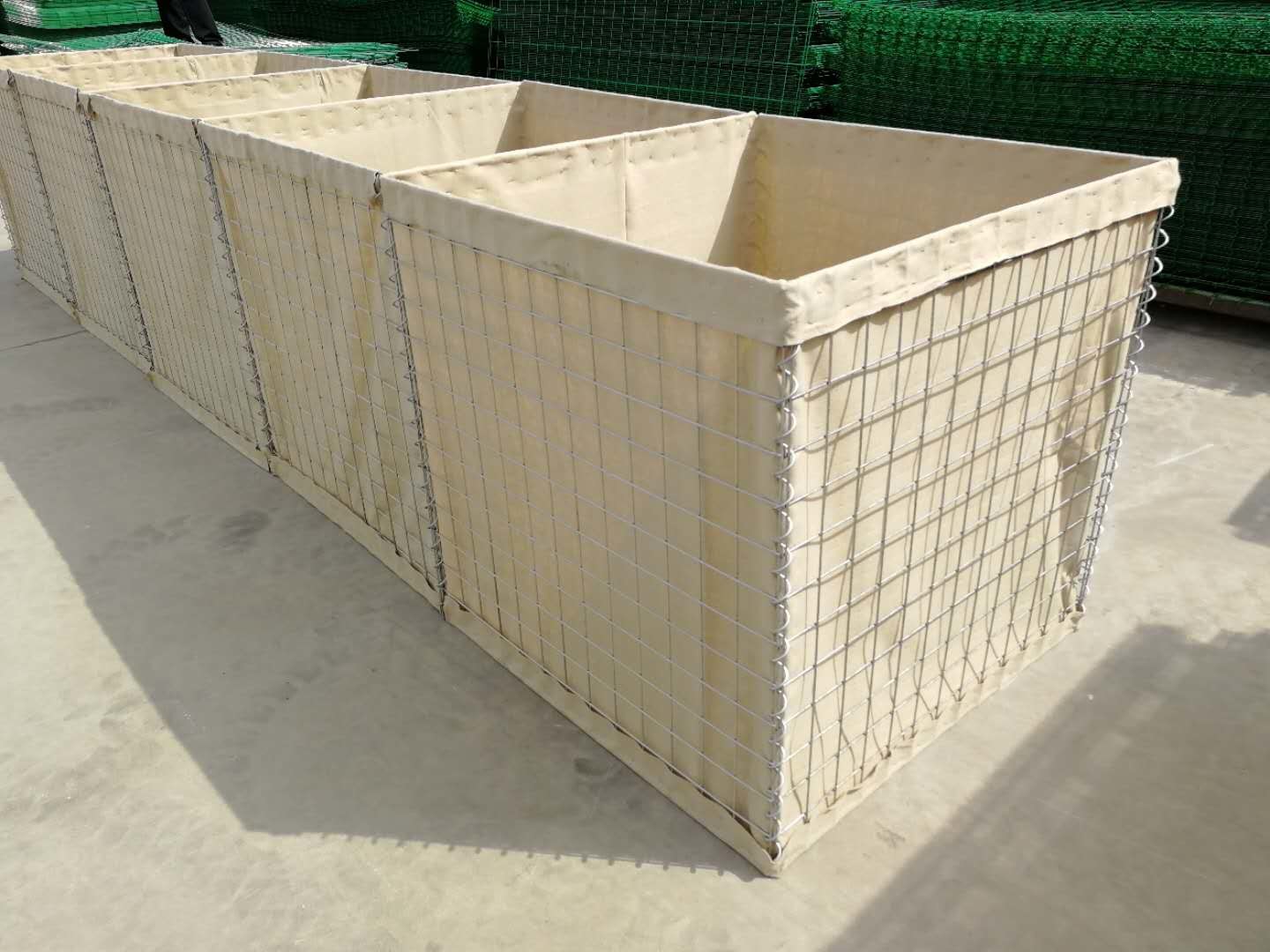 Galvanized Weld Gabion Hesco Barrier Blast Wall 1030mm Height