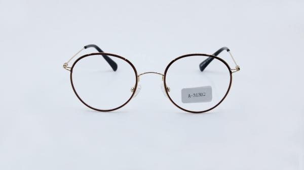 Metal Frame Round Eyeglasses Retro Metal Clear Lens Glasses Unisex eyewear Black