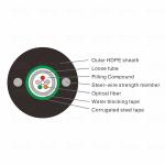 GYXTW Armoured Cable 12core Single Mode Overhead Armored Optic Fiber Cable