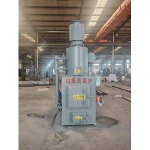 Carbon Steel Animal Body Incinerator with Up To 1200°C Temperature and 1 Year
