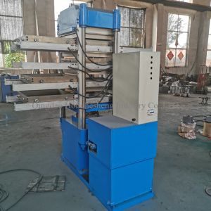 Crumb Rubber Tile Making Machine Interlocking With 50T Mold Closing Force