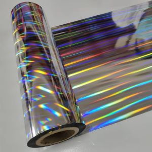 China Holographic Metallized PET Thermal Lamination Film for Packaging Printing factory