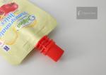 PE Material 8.6mm Flip Spout Cap For Beverage Pouch Packing , Professinal
