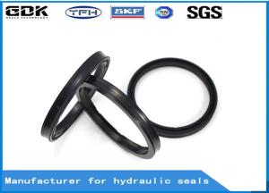 China IUH Black Excavator Hydraulic U Seal , Hydraulic Rod Seals High Performance factory