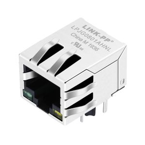 HYE-202FNL Magnetic RJ45 Jack Match ATMEGA88PV-10MUR To Virtual Ethernet Switch