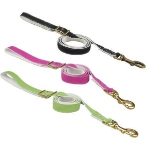 China Colorful Dog Collars And Leashes / Dog Walking Leash Canvas Padded Material factory