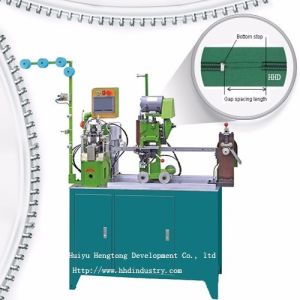 China Semi-automatic Nylon Zipper Machine with 1.5–3.0 kW Motor Power and 4000pcs/18cm/H Output for Bottom Stop factory