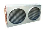 RoHS SUS Freon Air Cooled Refrigerant Condensers Axial Fan