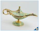 Middle East style metal aladdin lamp trinket box jewelry box for gift