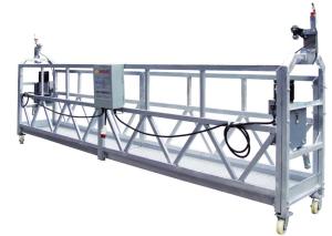 China OEM 6M ZLP630 Aluminum Suspended Working Platform Cradle factory