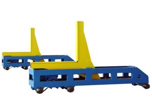 China 90 Degree Box Beam Production Line Conveying Machine Moving Type 700 mm Track Gauge factory