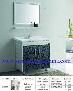 China Modern Alunimun bathroom cabinet / aluminum alloy bathroom cabinet/Mirror Cabinet /H-9606 factory