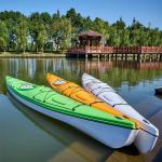 14'2\" ST ABS Thermoformed Kayak Single Pedal Ocean Sea Touring Canoe Wholesale