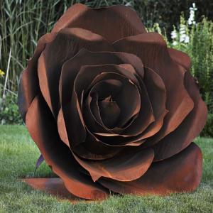 China 3mm Thickness Unique Corten Steel Sculpture Metal Yard Art Sculpture factory