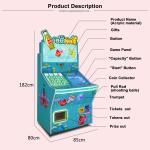Blue / Pink Funny Toys Electronic Pinball Machine , Gambling Rocky Pinball