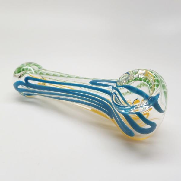 China Modern Blown Borosilicate Glass Hand Pipes Water Smoking Weed factory