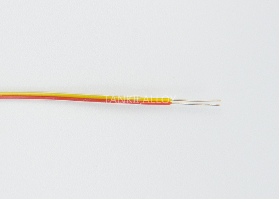 Pfa Insulated Thermocouple Cable Type K JX 2*0.5mm Customized Color ISO 9001