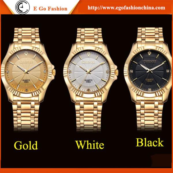 050 Full Gold Watch for Man Women Unisex Watches Luxury Watch Vintage Retro