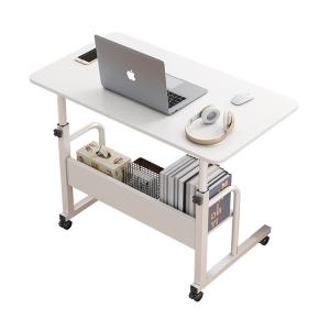 China Wooden Electric Standing Desk with Adjustable Height and Movable Drawers Storage factory