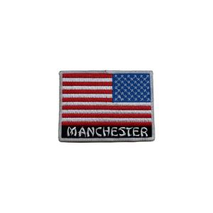 China 3.5&quot; Velcro USA Style National Flag Badges With Any Size Shape Acceptable factory