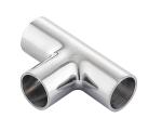 Custom Tee Tube Connector Stainless Steel 304 316 Tube Fittings Clamp Welding