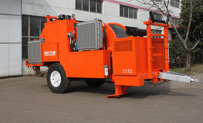 Transmission Line Hydraulic Cable Tensioner Tension Machine For Overhead Line