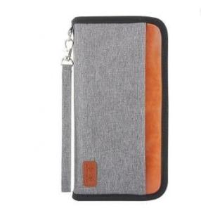 China Waterproof Nylon Travel Ticket Wallet 25x13x4cm With Custom Printed Logo factory