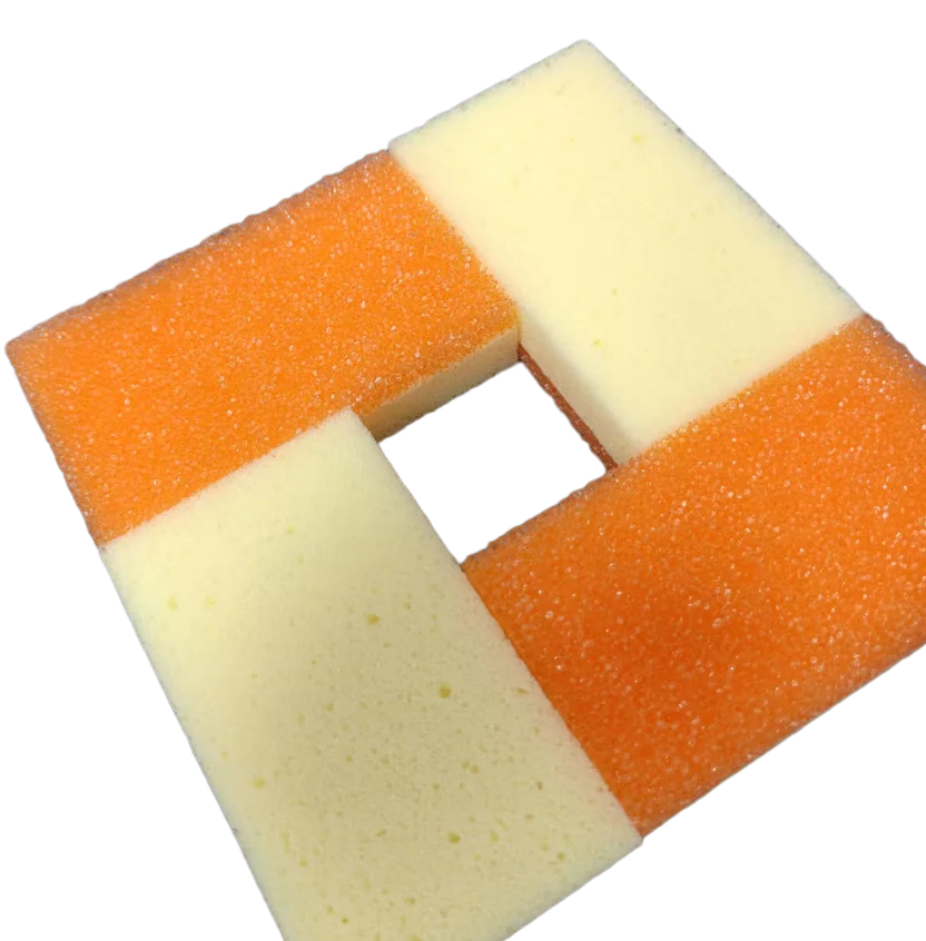 Kitchen Essential Customized Size Orange Yellow Temperature-sensitive Sponge For