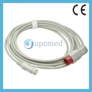 China Mindray 12P to Philips 4 pin transducer IBP Cable factory