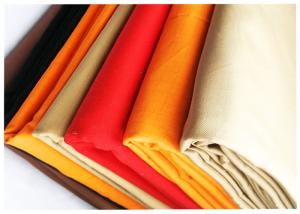 China Twill Colorful 100% Cotton Wrinkle Proof Fabric For Uniform , Various Colors factory