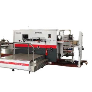 China Semi Auto Flat Bed Corrugated Paper Die Cutting Machine with Full Waste Stripping Supply factory