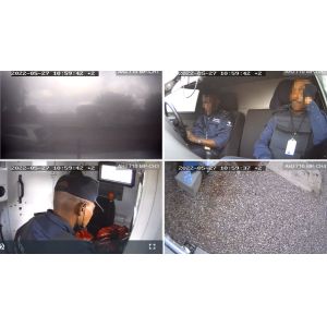 720P AHD 4ch 3G HDD Mobile DVR With Alarm Fuel Sensor RFID Solution For Bus