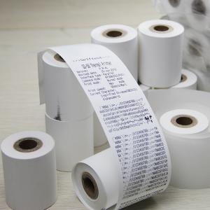 China Pos Machine Receipt Paper Roll Environmental Friendly For Supermarket factory