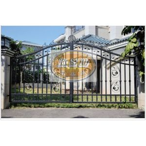 China Modern Galvanized Steel Villa Gates for Home Security factory
