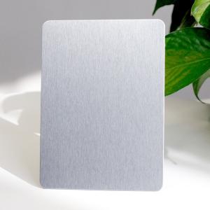 China 304/304L No 4 Finish Anti-fingerprint Stainless Steel Sheet With PVD Silver Coating For Exterior Wall Decoration factory
